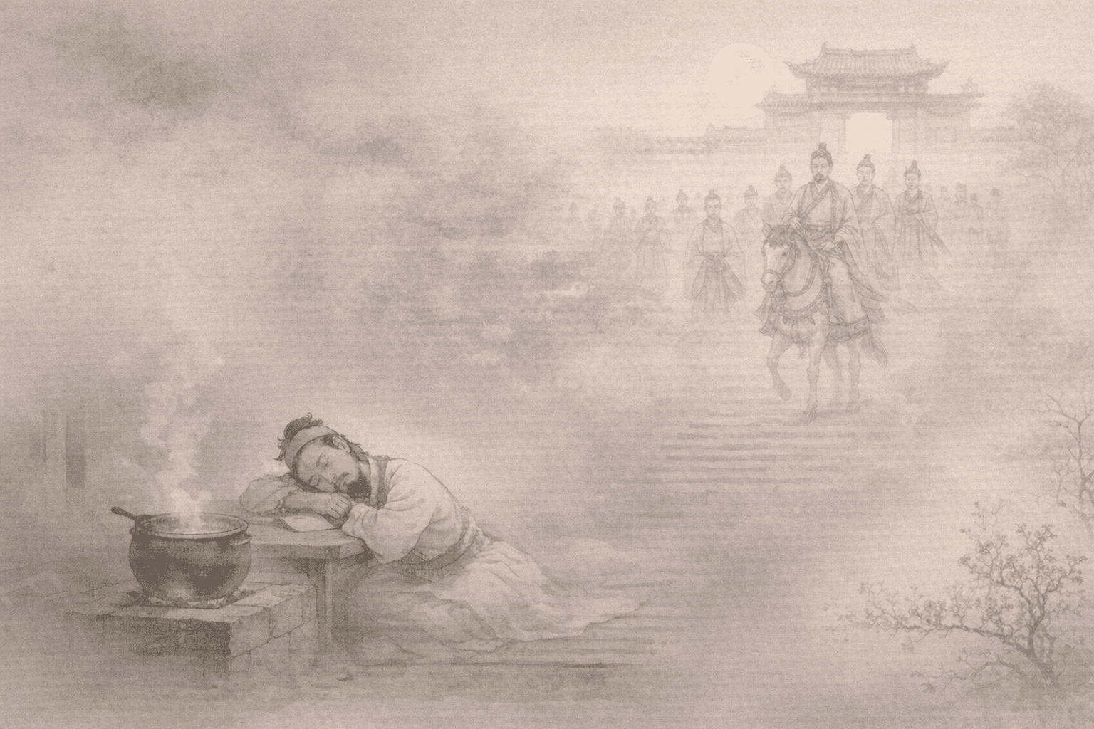 邯郸幻梦典故配图