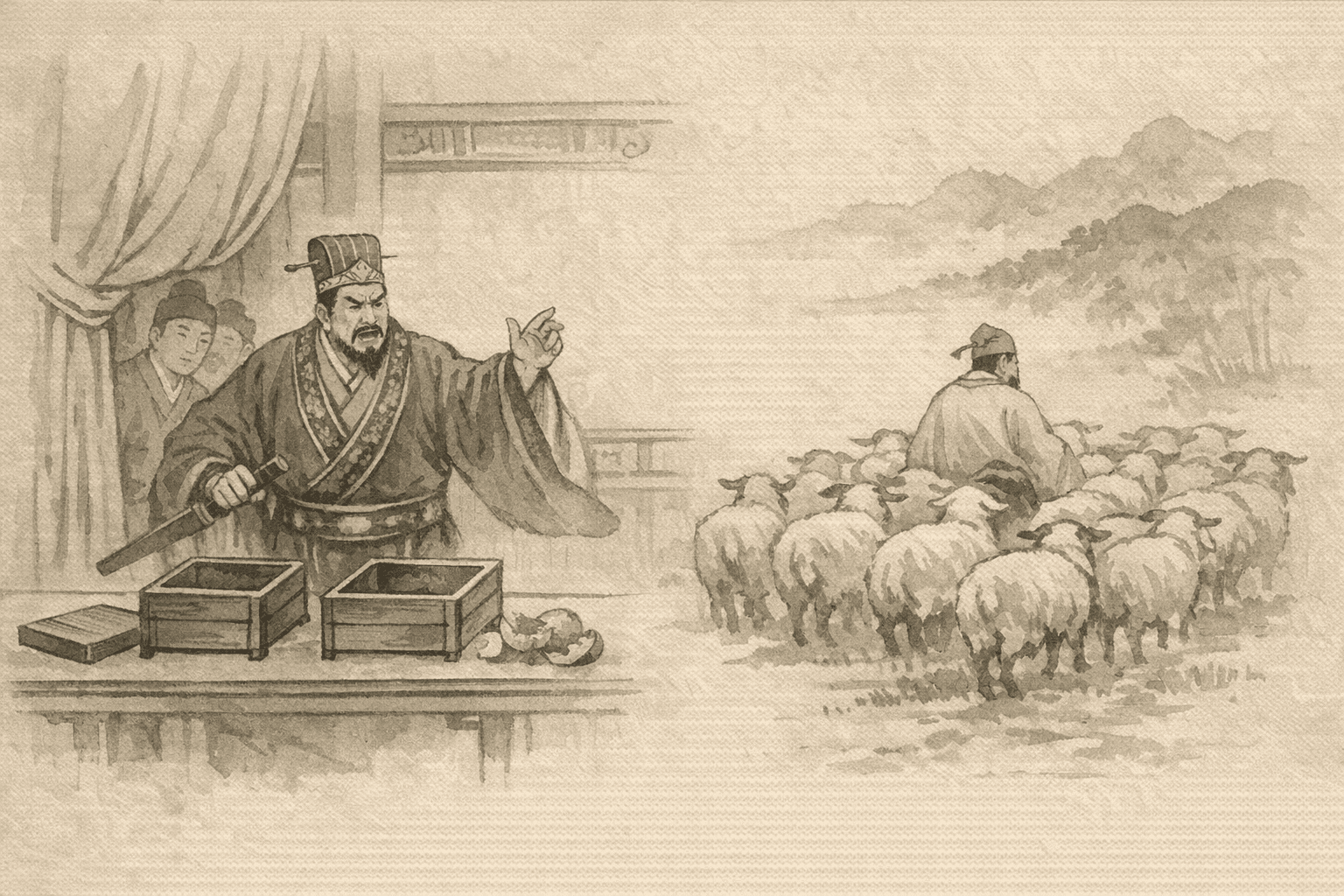 左慈戏曹操典故配图