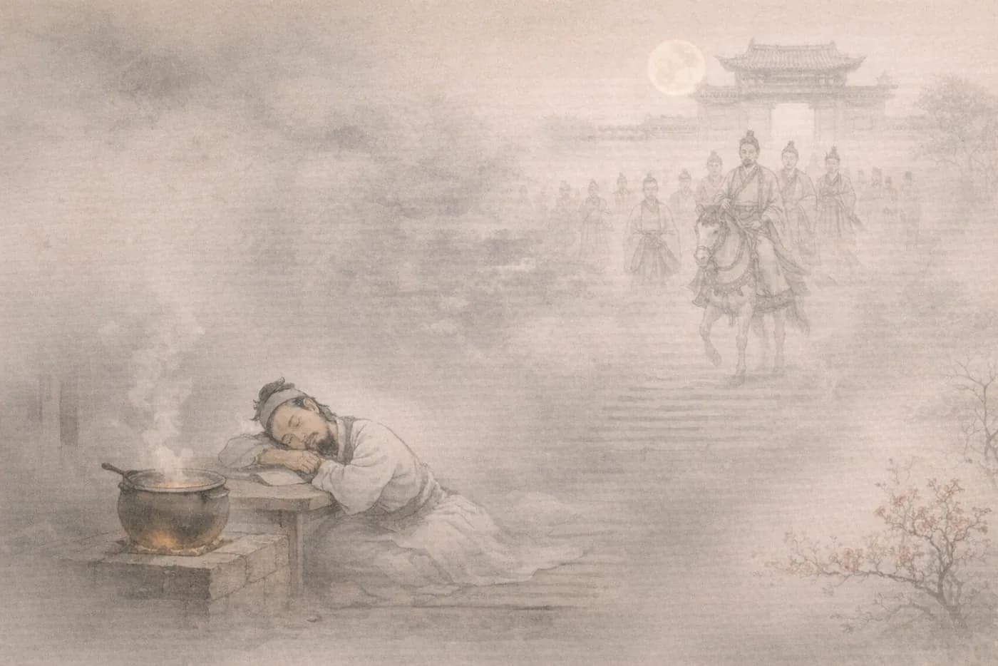 邯郸幻梦典故配图